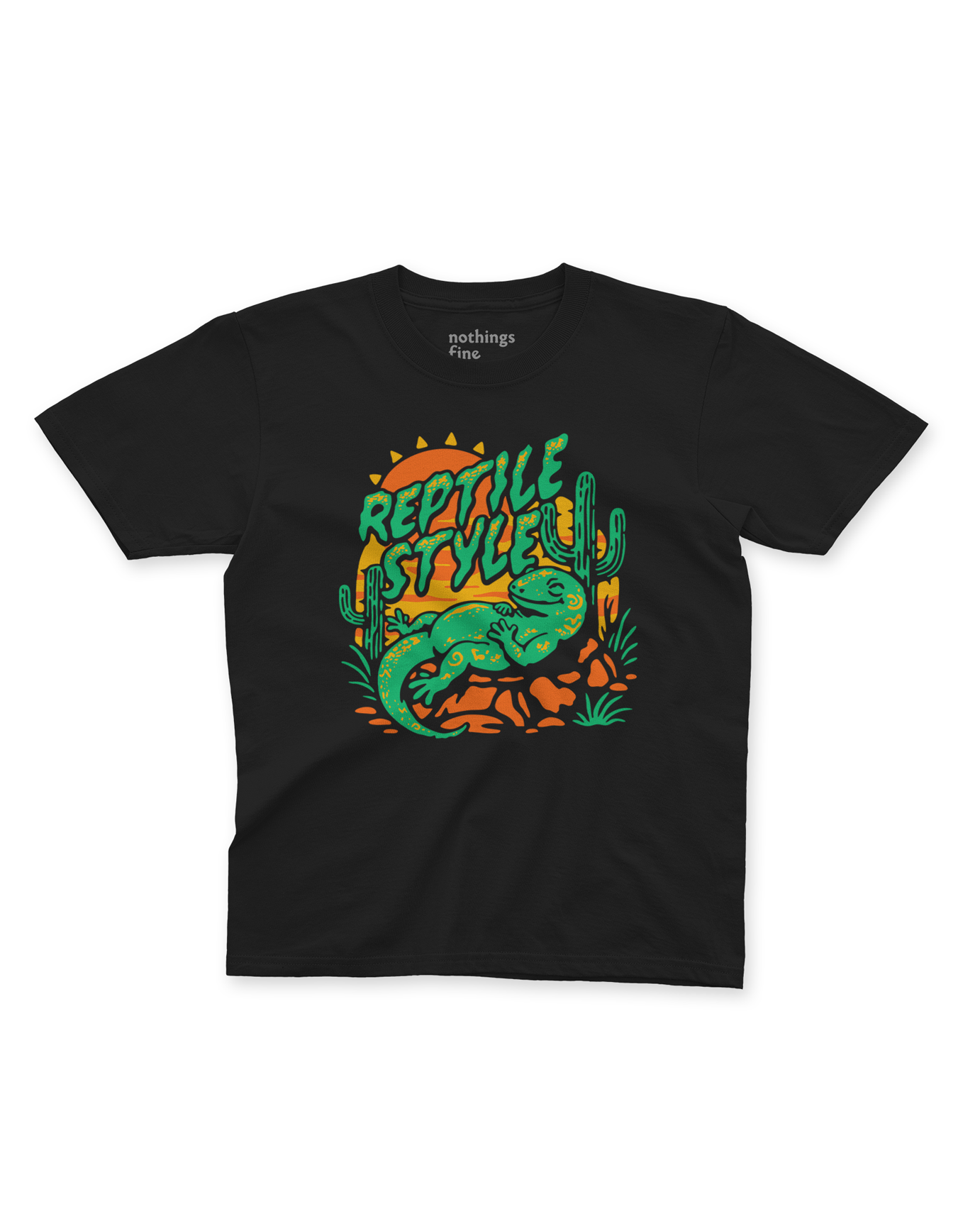 reptile style kids t-shirt