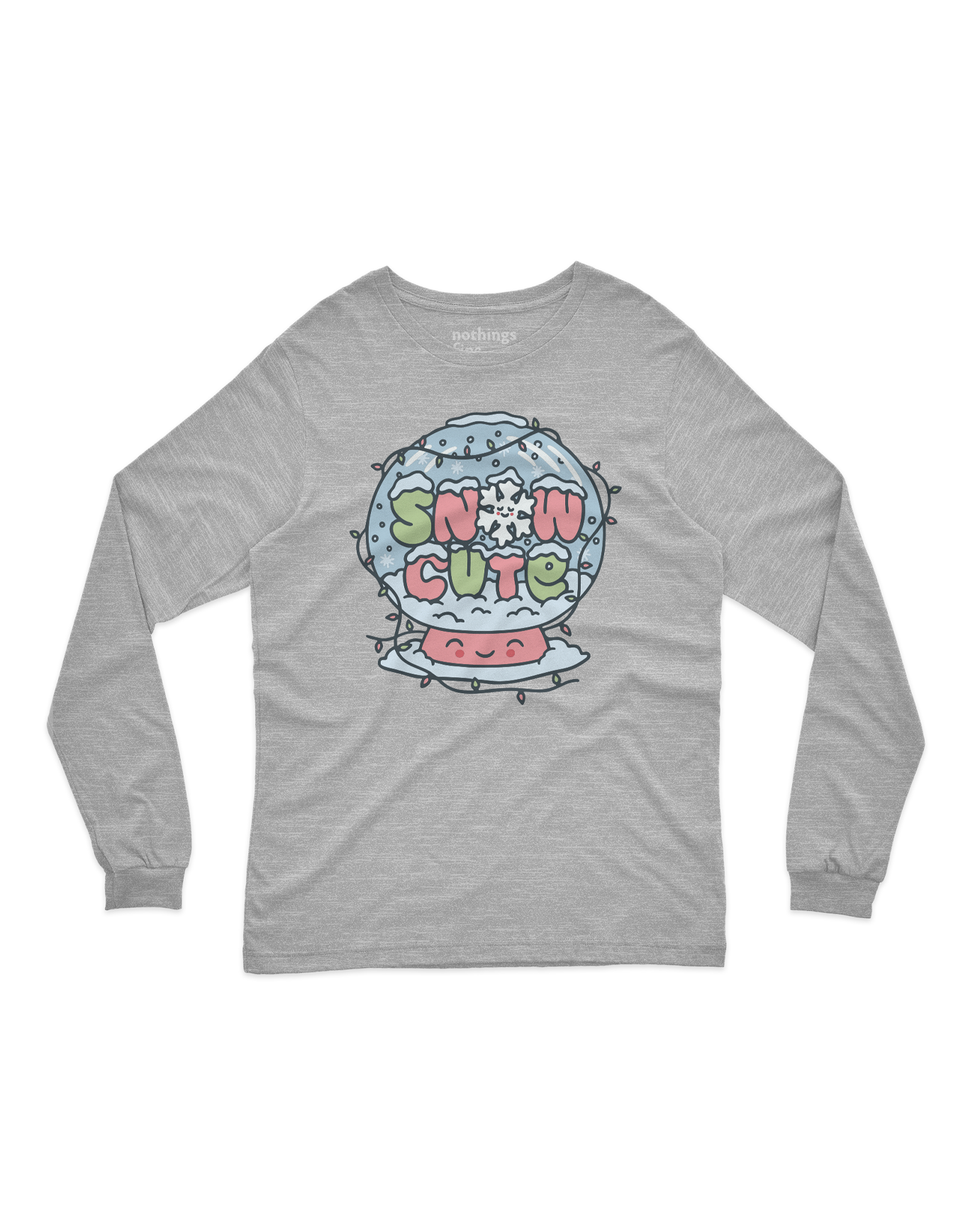 snow cute kids long sleeve t-shirt