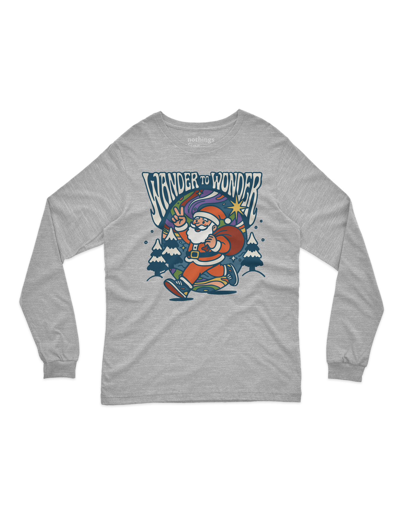 wander to wonder kids long sleeve t-shirt