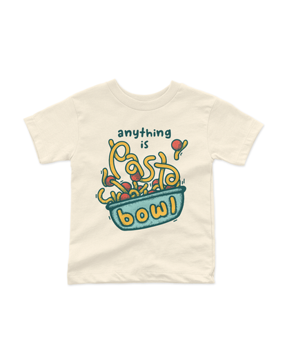 anything is pasta bowl kids t-shirt