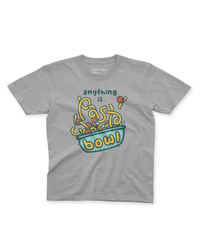 anything is pasta bowl kids t-shirt