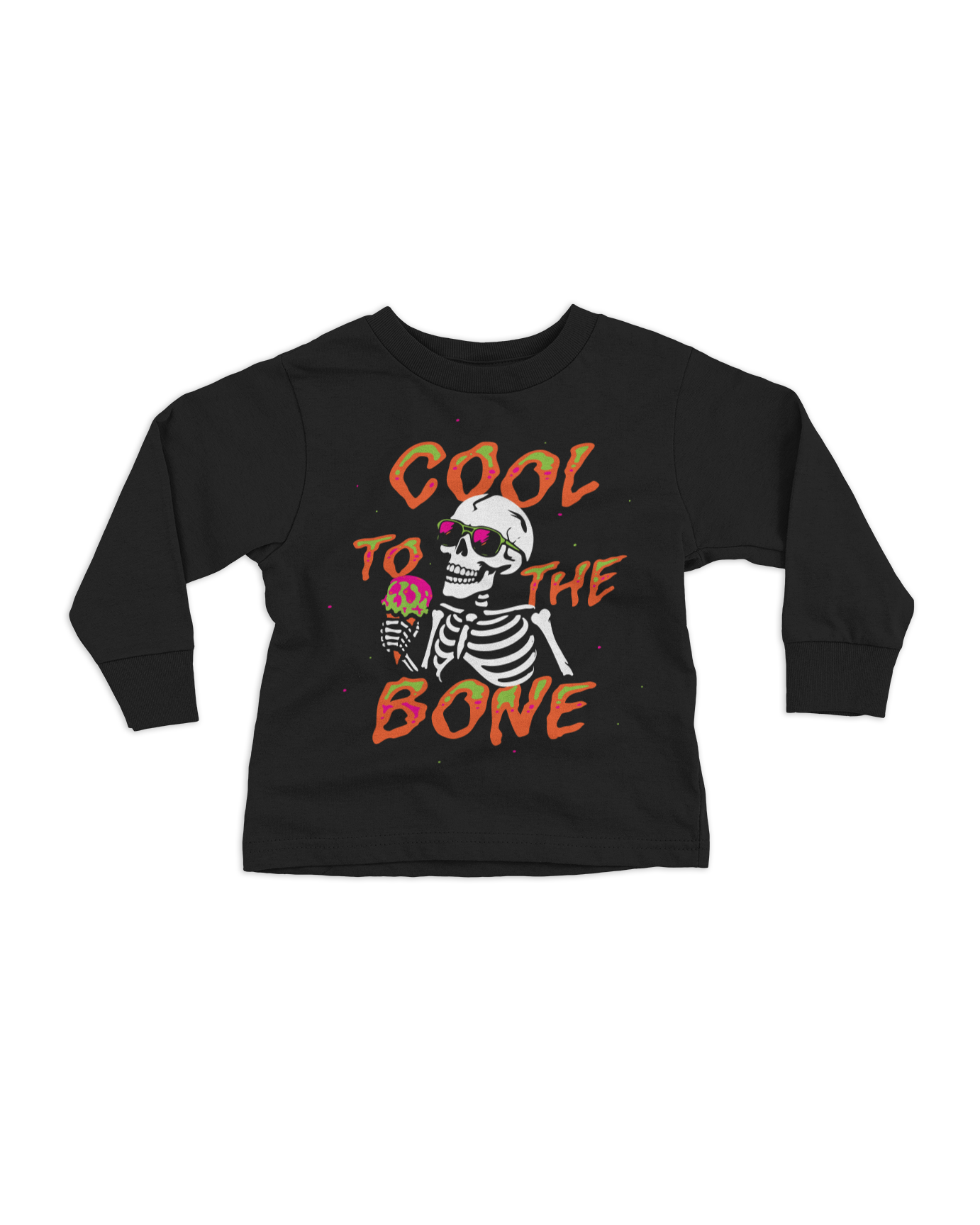 cool to the bone kids long sleeve t-shirt