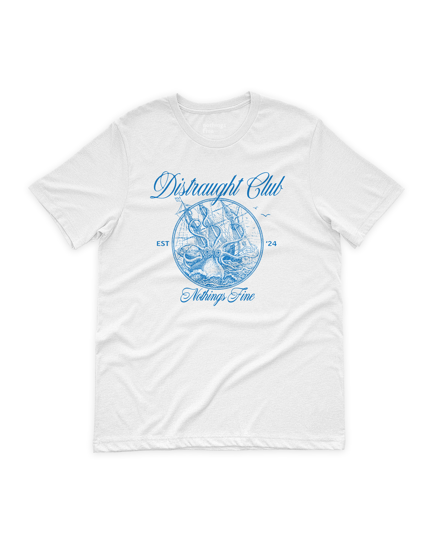 distraught club t-shirt