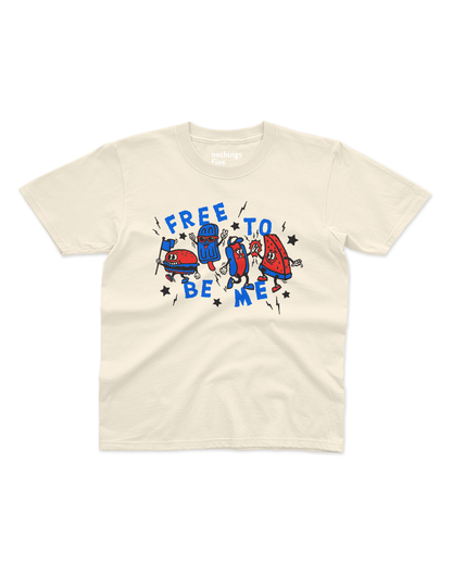 free to be me kids t-shirt