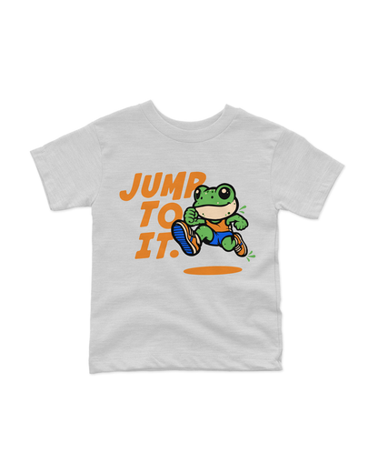 jump to it kids t-shirt