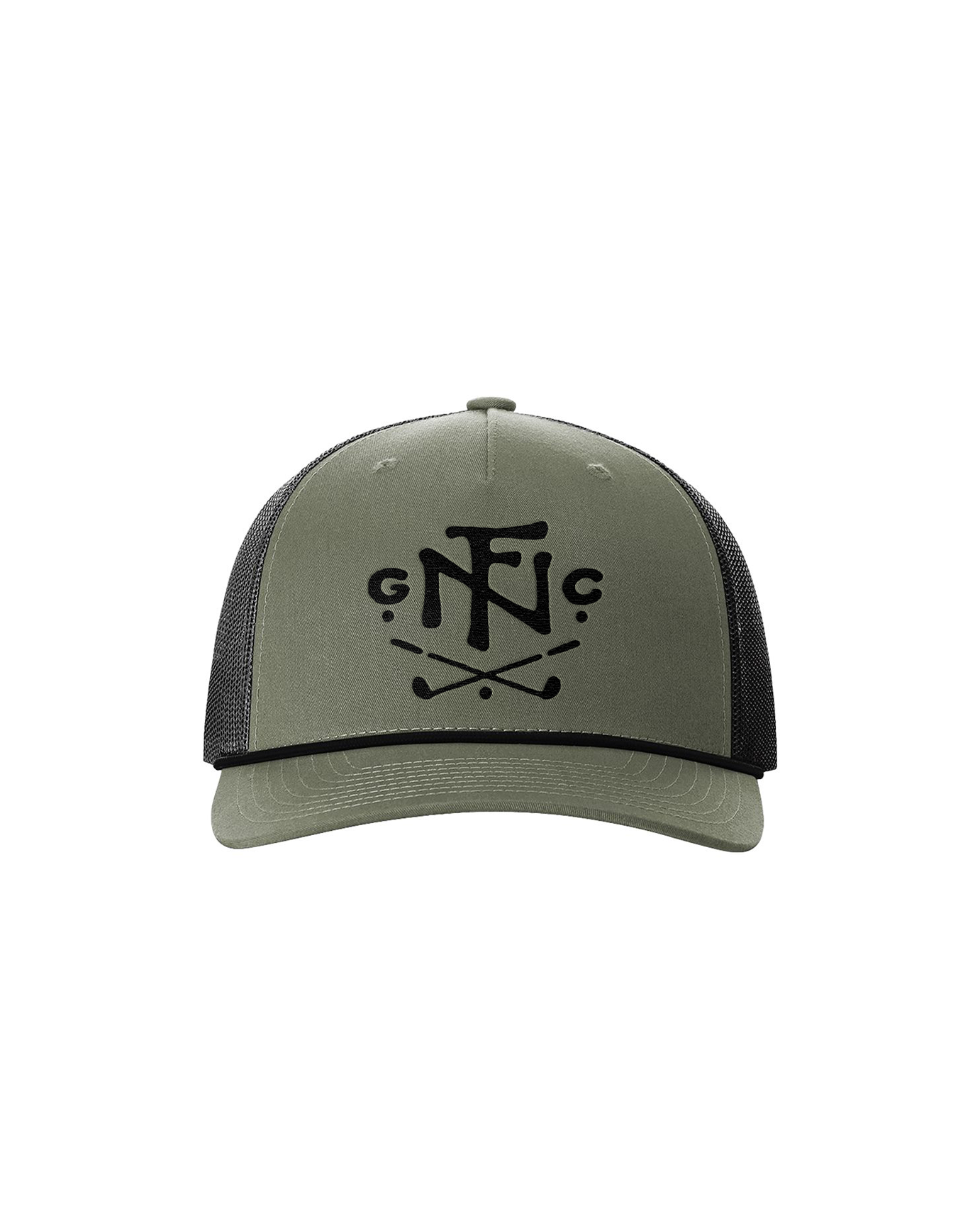 nothings fine golf club embroidered trucker hat