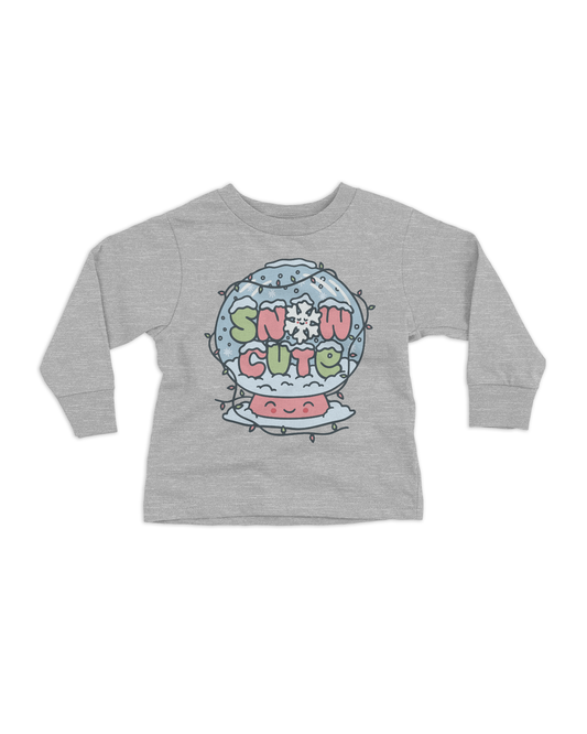 snow cute kids long sleeve t-shirt