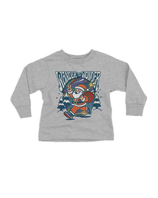 wander to wonder kids long sleeve t-shirt