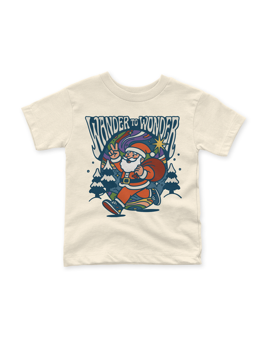 wander to wonder kids t-shirt